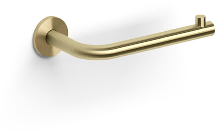 Clou Kaldur toiletrolhouder L-vorm zonder klep goud geb. PVD CL/09.05030.82 Goud geborsteld