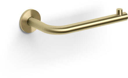 Clou Kaldur toiletrolhouder L-vorm zonder klep goud geb. PVD CL/09.05030.82 Goud geborsteld