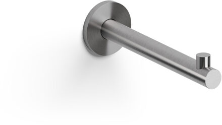 Clou Kaldur toiletrolhouder, recht, zonder klep, rvs geborsteld