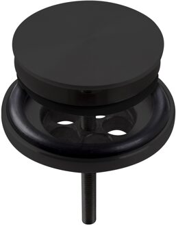 Clou Mini Wash Me Afvoerplug Met Afdekkap Mat Zwart Diameter 55mm