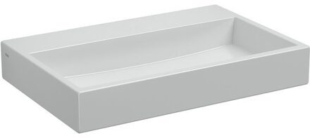 Clou Mini Wash Me Plus Fontein 48x32cm Met Voorbewerkt Kraangat Zonder Plug Wit Keramiek