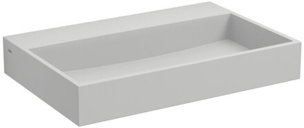 Clou Mini Wash Me Plus fontein met voorbewerkt kraangat aluite B48xH7.5xD32cm