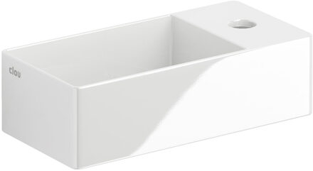 Clou New Flush Fontein Kraangat Rechts 35x18x10 cm  Wit