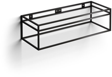 Clou New Wash Me Frame Kokerprofiel Kast Zonder Bodem RVS Mat Zwart 110x42x30cm