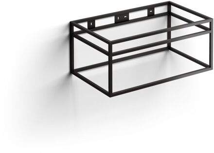 Clou New Wash Me Frame Kokerprofiel Kast Zonder Bodem RVS Mat Zwart 70x42x30cm