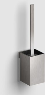 Clou Toiletborstelgarnituur Clou Fold 35,3 x 8 cm Geborsteld RVS RVS geborsteld