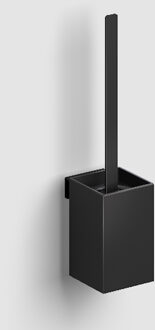 Clou Toiletborstelgarnituur Clou Fold 35,3 x 8 cm Mat Zwart mat zwart