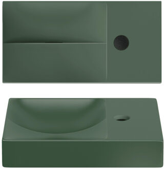 Clou Vale fontein 38 cm + kraang rechts mat pijnboom groen ker CL/03.42161.01.R Pijnboom groen mat