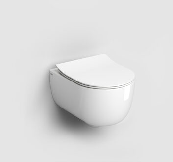 Clou Wandcloset Clou Hammock Randloos 49cm Inclusief Zitting Wit