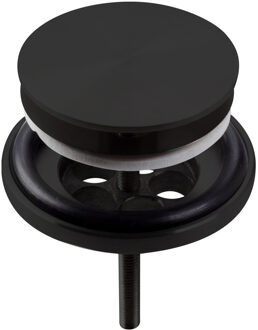 Clou Wash Me Afvoerplug Met Afdekkap Mat Zwart 6.5x9.4 cm Clou