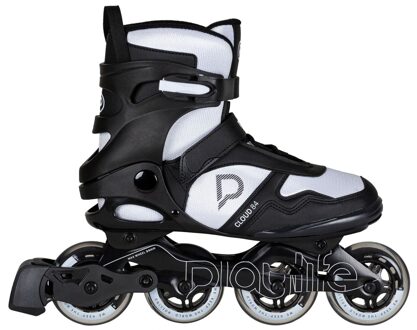 Cloud Fitness inline skates 82A zwart/wit maat 38