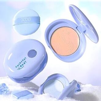 Cloud Island Clear Oil Control Pressed Powder - 3 Colors #3 Clear white