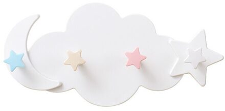 Cloud Muur Lijm Haak Badkamer Muur Haak Sterke Kinderen Ster Haak Muur Kleren Haken Rack Huishoudster