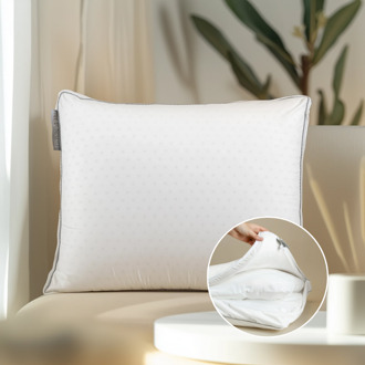 Cloud Nine Sale: -30% | Boxkussen Hoteldream - Latex - Voor Rug- En Zijslaper - Microvezel En Latex - Dekbed-Discounter.nl - 50 x 65 cm