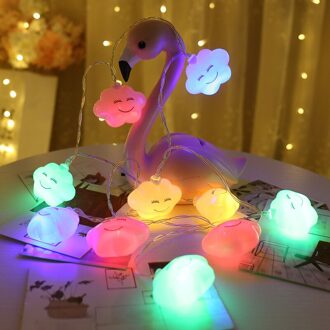 Cloud String Lights Led Light Fairy Lamp Voor Kinderen Slaapkamer Xmas Guirlande Ballen Wedding Party Decoratie Nachtlampje Lampara veelkleurig 1