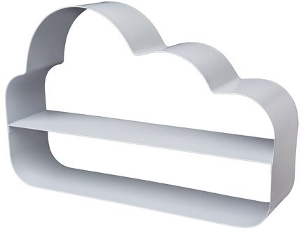 Cloud Vorm Bloempot Houder Muur Hanger Plank Innovatieve Iron Metalen Muur Opbergrek Thuis Slaapkamer Muur Decoratie JJJSN11561 grijs