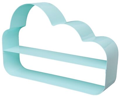 Cloud Vorm Bloempot Houder Muur Hanger Plank Innovatieve Iron Metalen Muur Opbergrek Thuis Slaapkamer Muur Decoratie JJJSN11561 groen