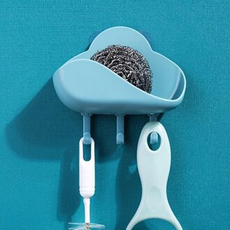 Cloud Vorm Zeepkist Punch-Gratis Sleutelhouder Home Storage Dishs Badkamer Keuken Houder Lade Accessoires Badkamer Gadgets #60 BU