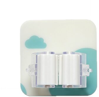 Cloud Wandmontage Mop Paraplu Houder Borstel Bezem Hanger Magazijnstelling Borstel Houder Paraplu Handvat Hanger Haak Keuken Tool 7.5x7.5cm