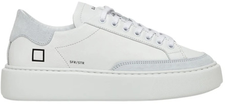 Cloud White Leren Sneakers D.a.t.e. , White , Dames - 36 Eu,40 Eu,38 Eu,37 Eu,39 EU