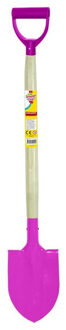 Clown Beach Strandschep punt (roze) 67 cm