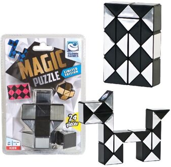 Clown Games Magic kubus puzzel - zilverkleurig