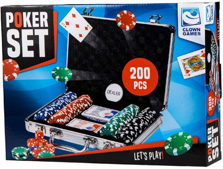 Clown Games Poker Koffer: 200-delig