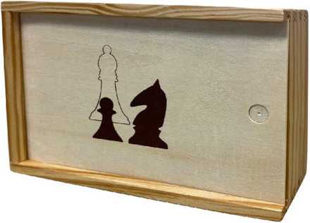 Clown Games Schaakstukken Hout (6cm)