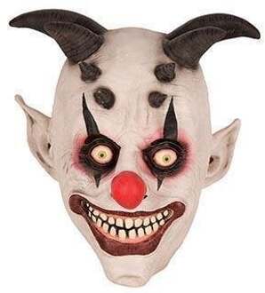Clown horror/halloween masker van latex