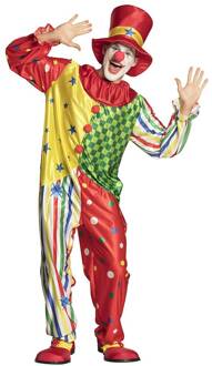 Clown kostuum heren Giggles Multikleur - Print