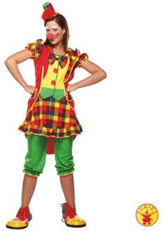 Clown Lady kostuum Multikleur - Print