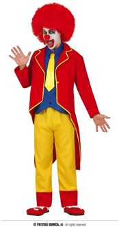 Clown Pak 4-delig Popsy Volwassenen Multikleur - Print