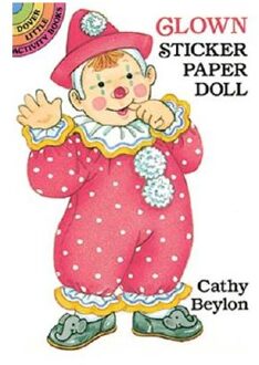 Clown Sticker Paper Doll - Cathy Beylon
