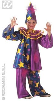 Clownspak kind met sterren