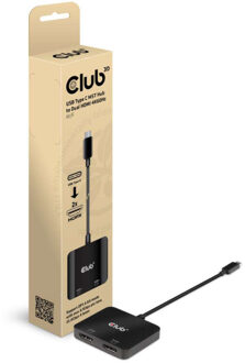 Club 3D CSV-1556 MST Hub Videosplitter HDMI