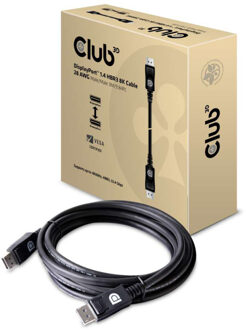 Club 3D DisplayPort 1.4 HBR3 8K Kabel Male/Male 3 meter