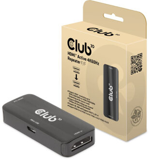 Club 3D HDMI Active 4K60Hz Repeater F/F Repeater