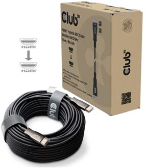 Club 3D HDMI hybride AOC kabel 8K60Hz/4K120Hz 30m Kabel