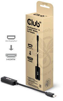 Club 3D Mini DisplayPort 1.4 naar HDMI 8K60Hz M/F Adapter Adapter