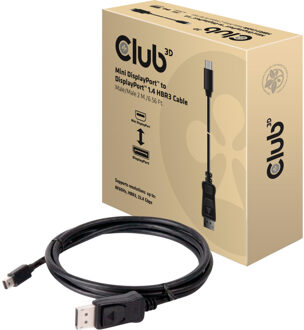 Club 3D Mini DisplayPort naar DisplayPort 1.4 2 meter