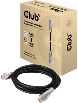 Club 3D Premium High Speed HDMI 2.0 4K60Hz UHD, 1m Zwart