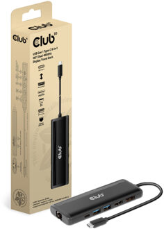 Club 3D USB Gen 1 Type-C 8-in-1 MST Dual 4K60Hz Display Travel Dock Dockingstation