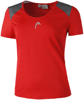 Club T-shirt Dames rood - S