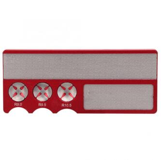 Club Tip Reparatie Tool Professionele Multifunctionele Snooker Biljart Pool Stick Club Cue Tip Radiaal Shaper Slijpen Reparatie Tool Rood