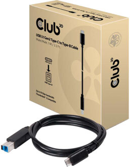 Club USB 3.1 G2 Type-C to Type-B 1M M/M