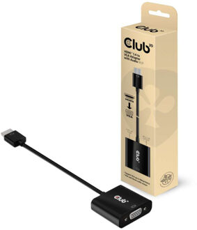 club3D CAC-1302 video kabel adapter 0,5 m HDMI Type A (Standaard) VGA (D-Sub) Zwart (CAC-1302)