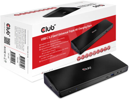 club3D DisplayPort Adapter [1x DisplayPort stekker - 1x HDMI-bus] Zwart Ultra HD-HDMI