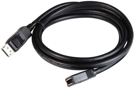 club3D DisplayPort Verlengkabel [1x DisplayPort stekker - 1x DisplayPort bus] 2.00 m Zwart