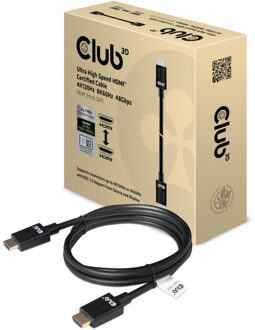 club3D HDMI 2.1 Ultra High Speed 10K 120Hz 2Meter M/M