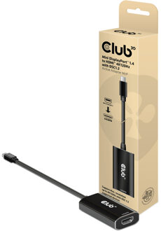 club3D Mini DisplayPort 1.4 naar HDMI 4K120Hz met DSC1.2 actieve adapter M/F (CAC-1186)